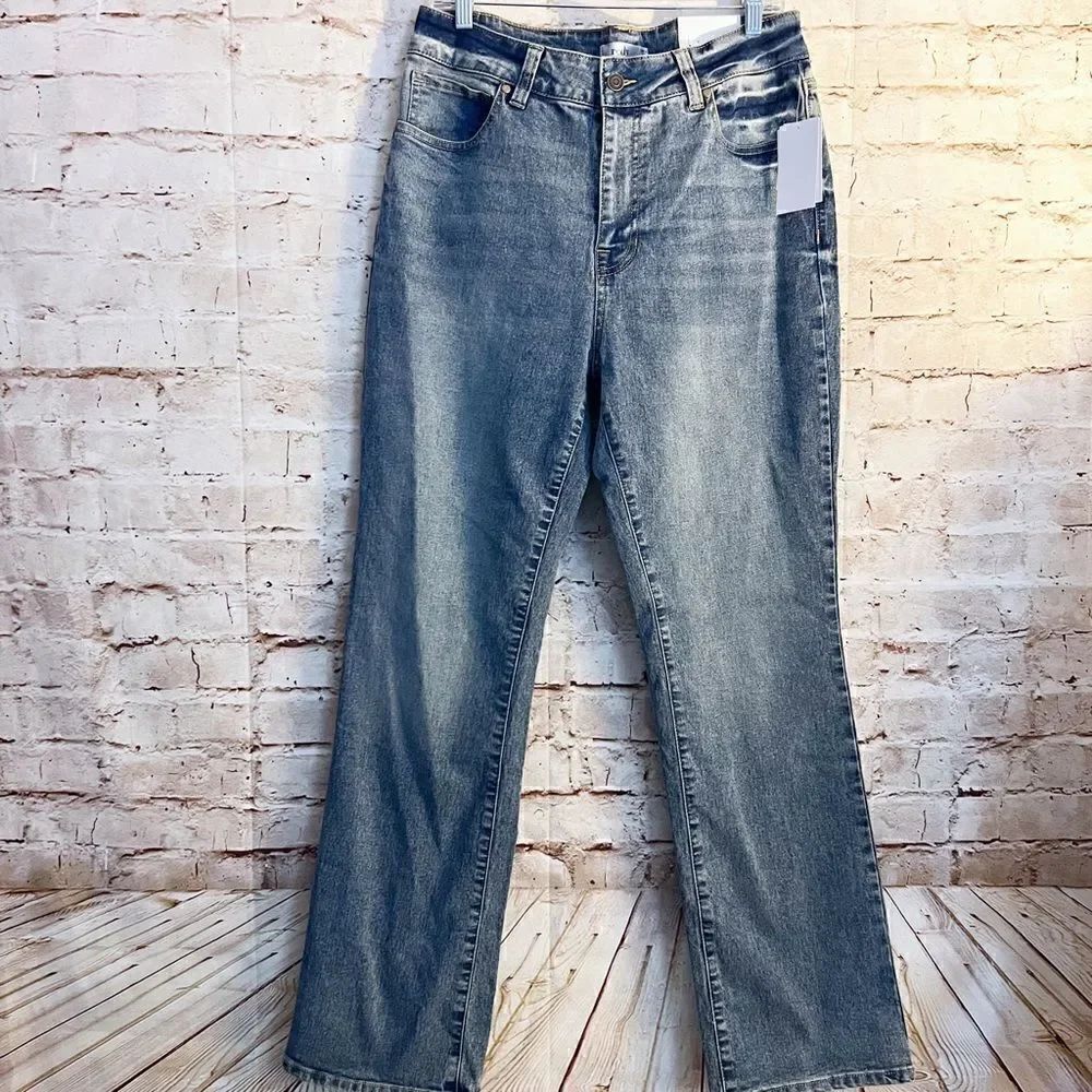 Redy high rise flare jeans curvy